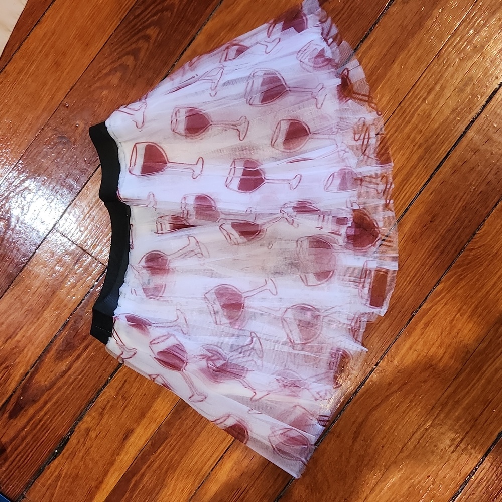 New Gone for a run Wine print running skirt